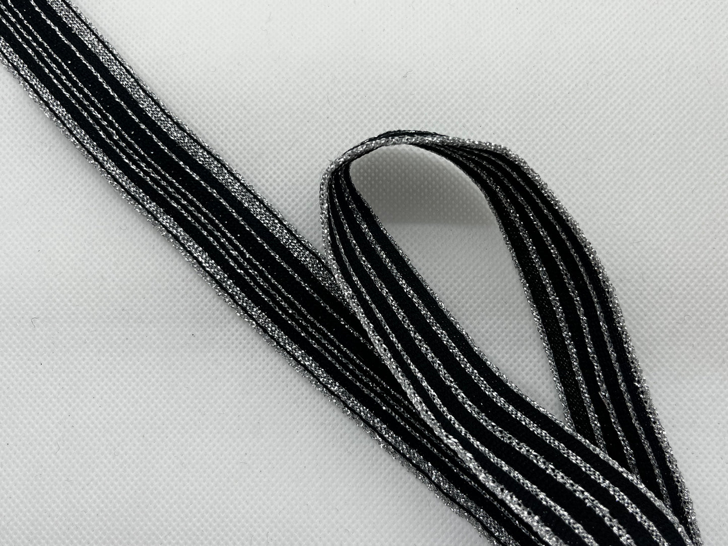 Ruban lurex argent (lot 5m)