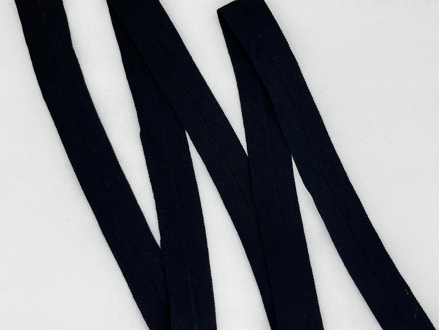 Ruban noir uni (lot 5m)