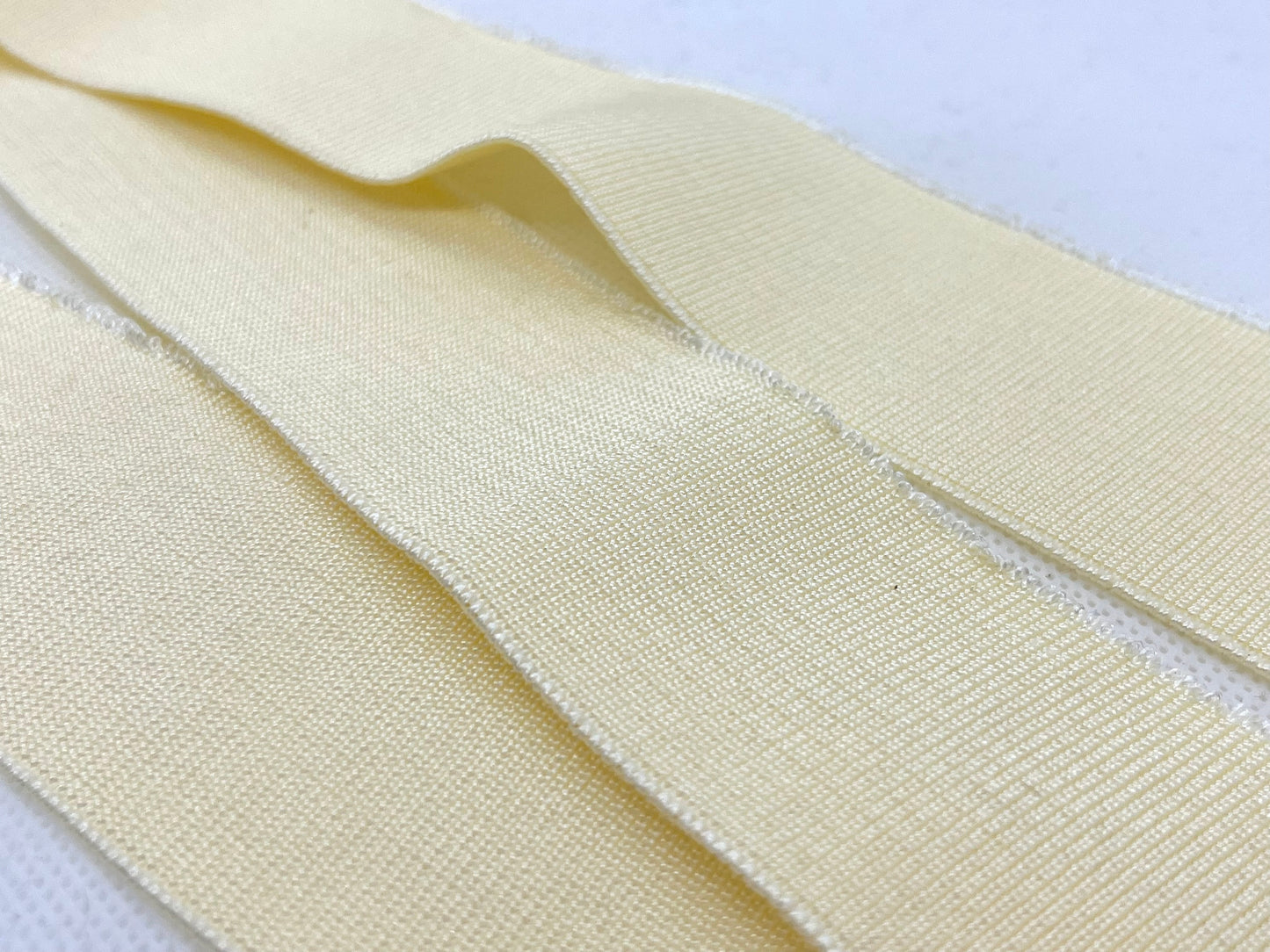 Bord-côte uni beige clair