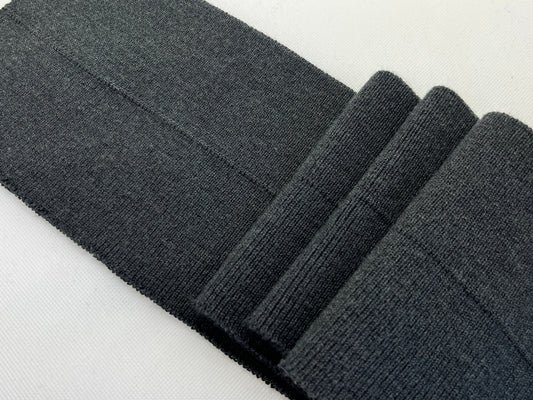 Bord-côte gris anthracite (acrylique laine)
