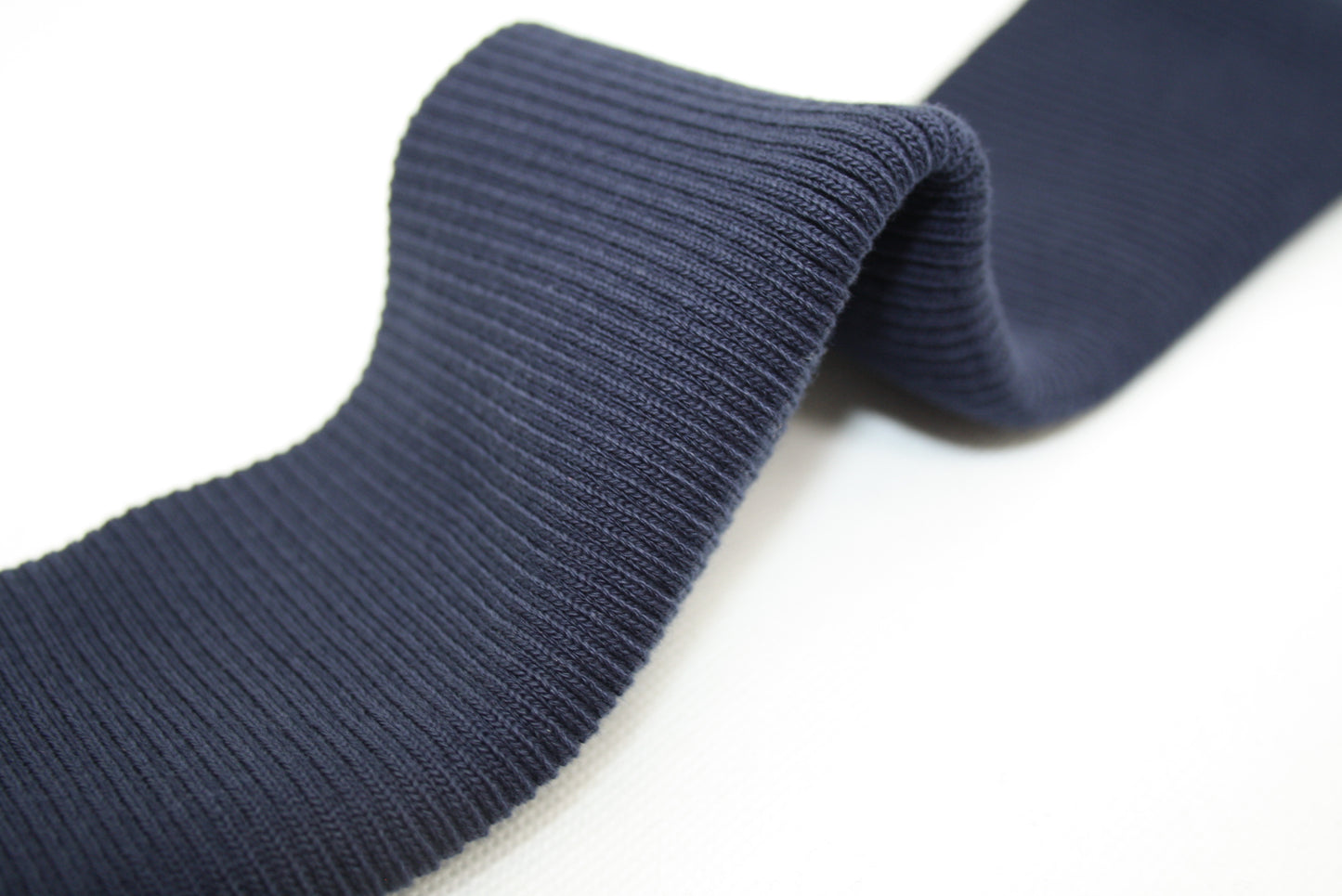 Bord-cote bleu marine en coton et elasthanne cote 2/1