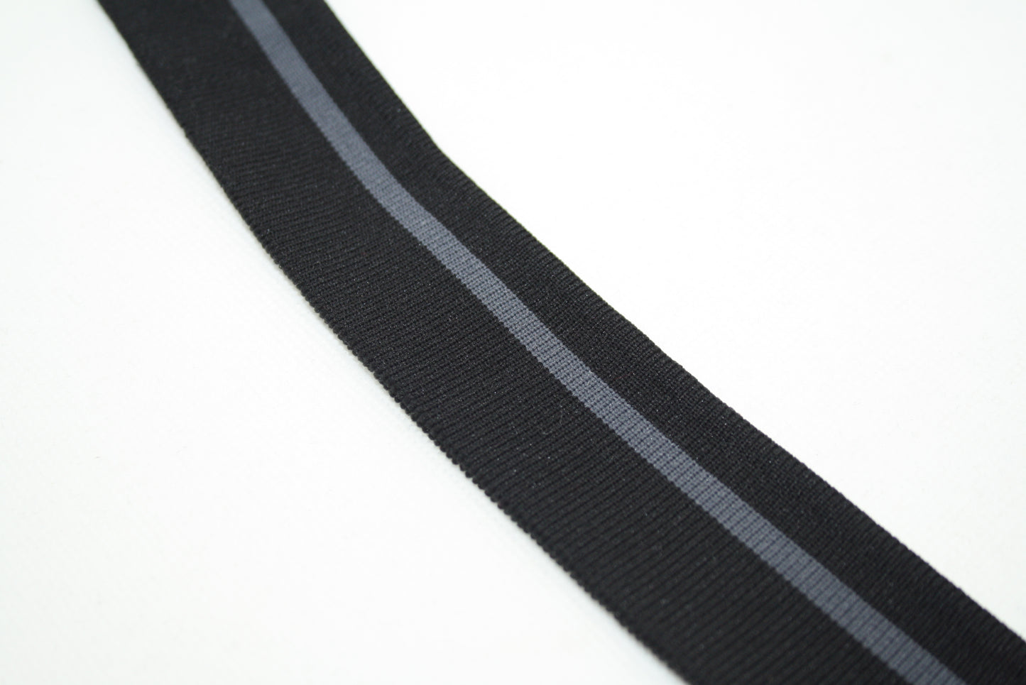 Bord-cote raye en polyamide et elasthanne cote 1/1
