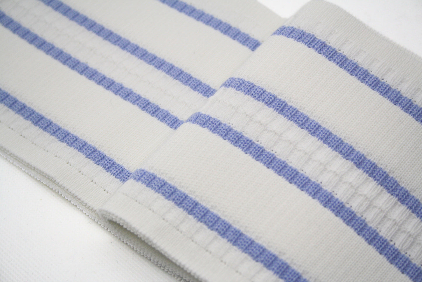 Bord-côte blanc rayures ciel