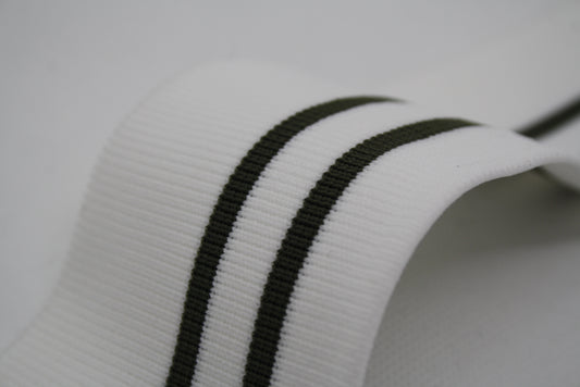 Bord-cote rayé en polyamide et élasthanne