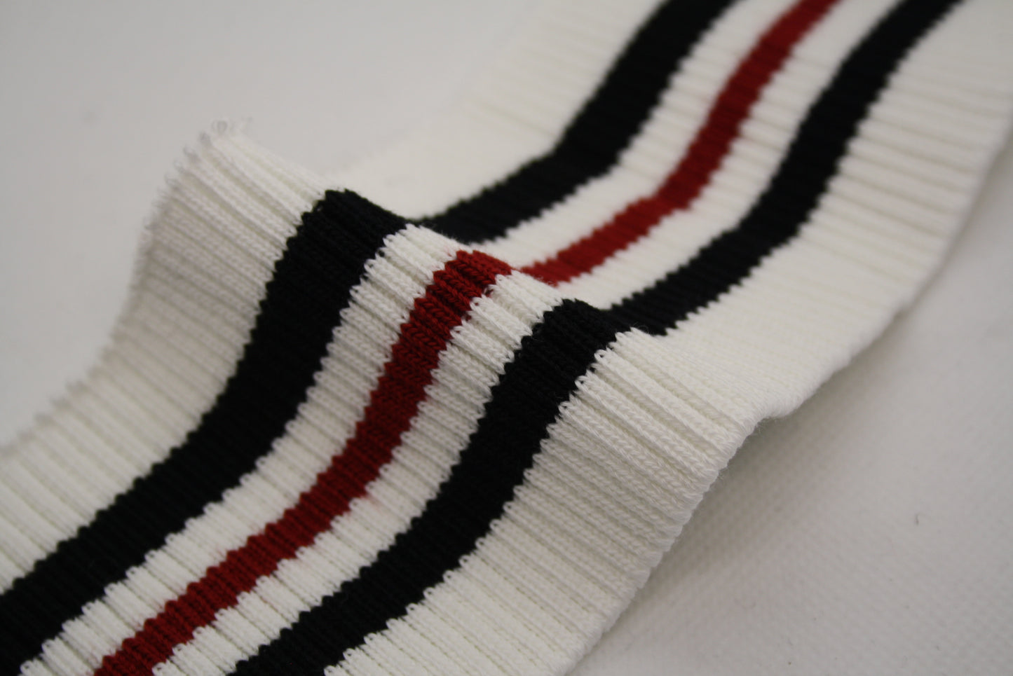 Bord cote raye en coton elasthanne