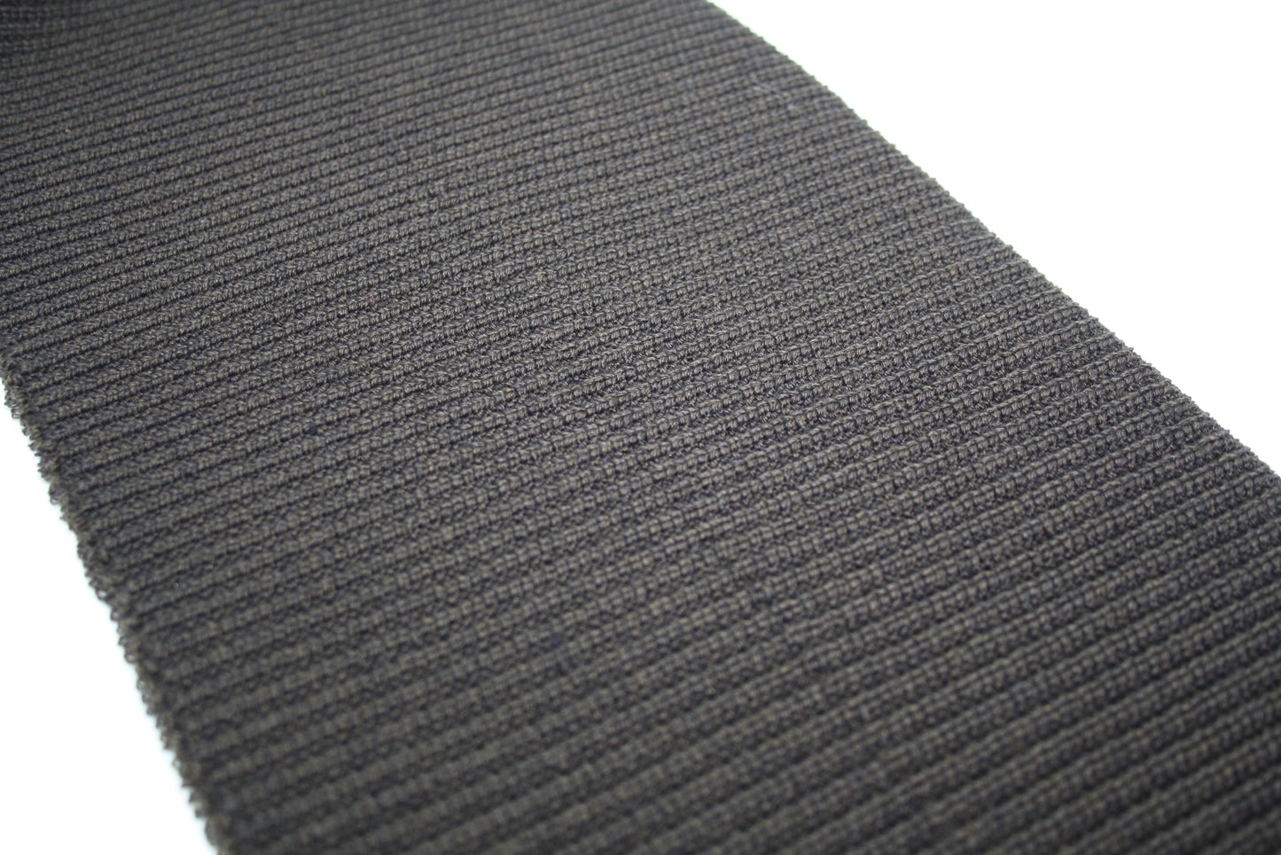 Bord cote marron en acrylique laine elasthanne cote quadrillee