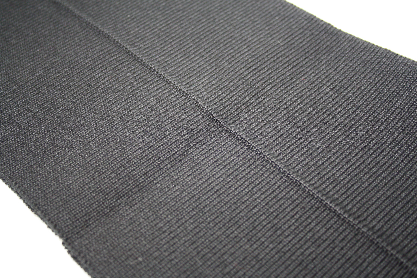 Bord cote noir acrylique laine elasthanne