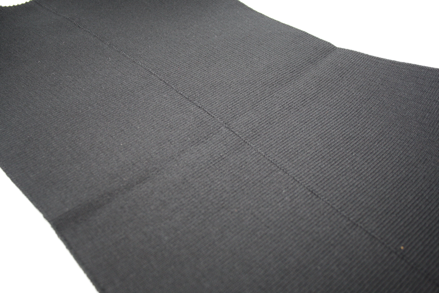 Bord cote noir coton elasthanne cote 1/1