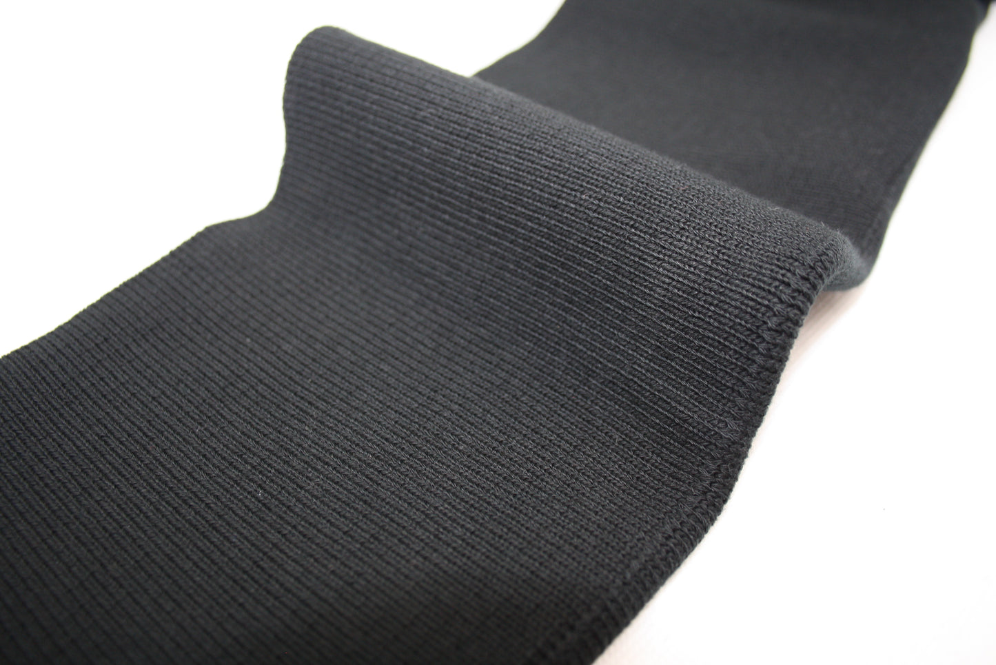 Bord cote noir coton elasthanne cote 1/1
