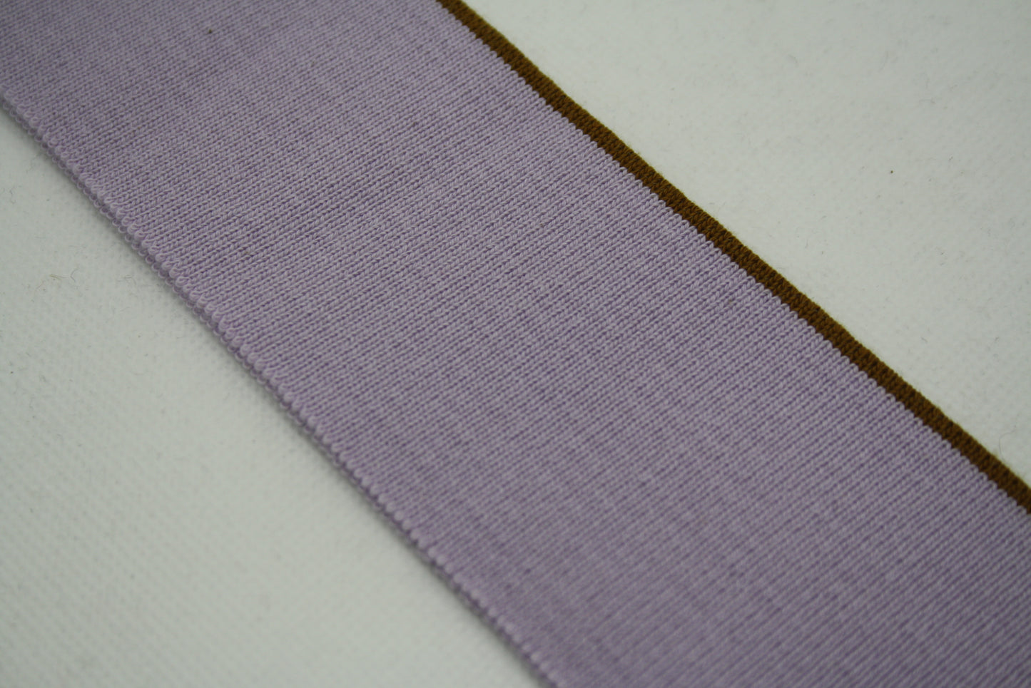 Bord-cote raye violet en coton et élasthanne