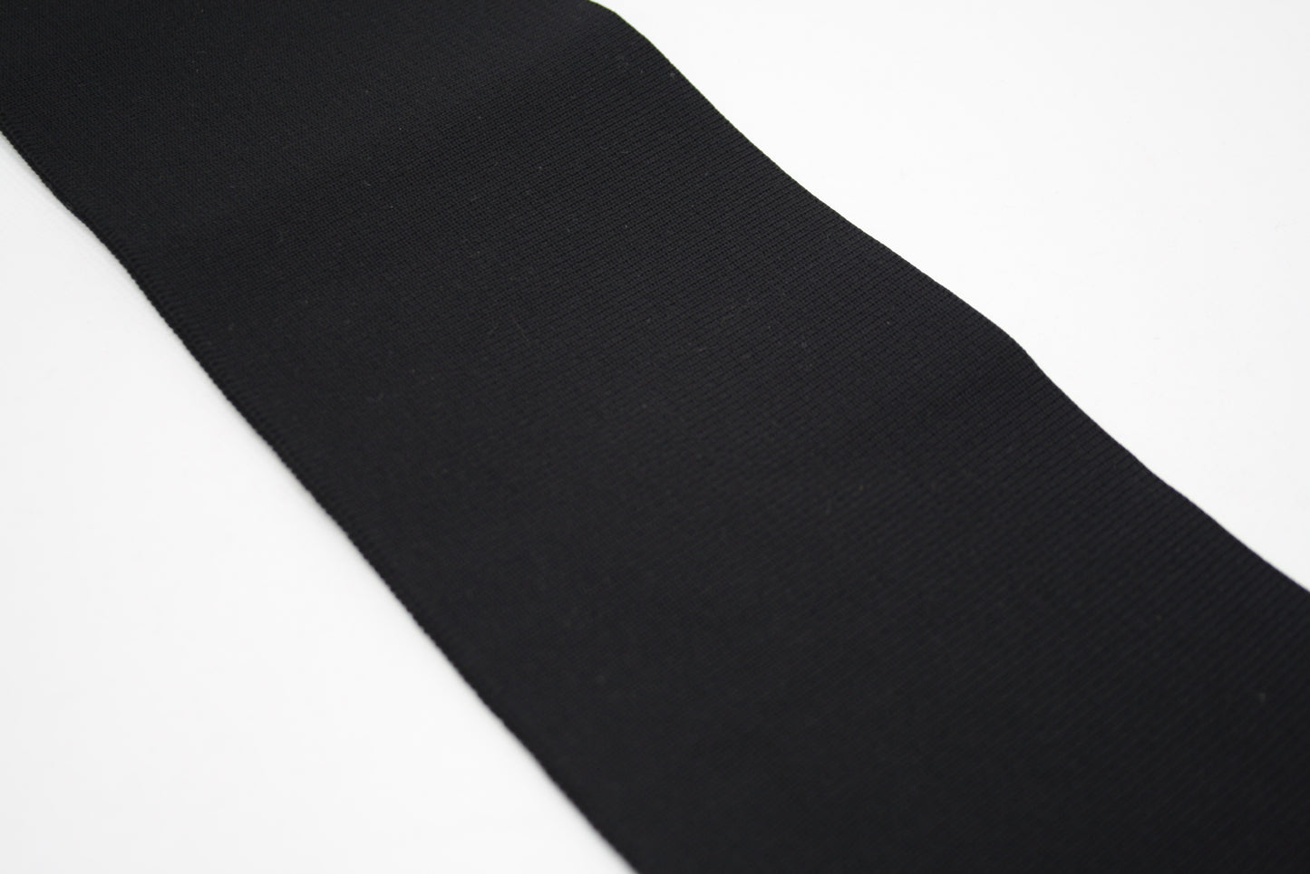Bord-côte noir en polyamide élasthanne côte 1/1 j 12
