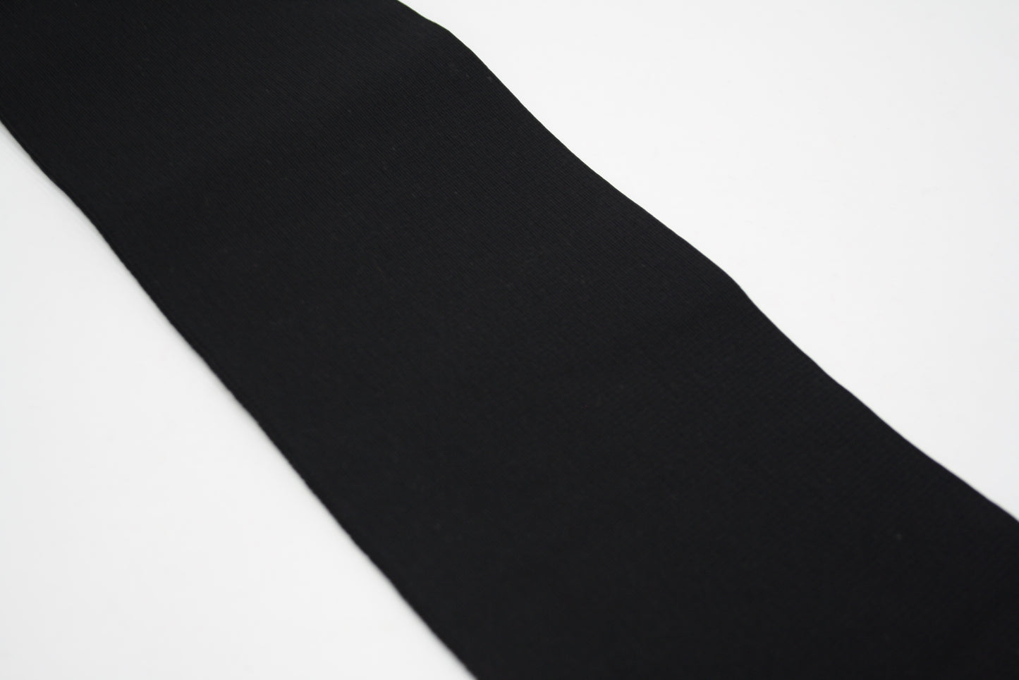 Bord-côte noir en polyamide élasthanne côte 1/1 j 12