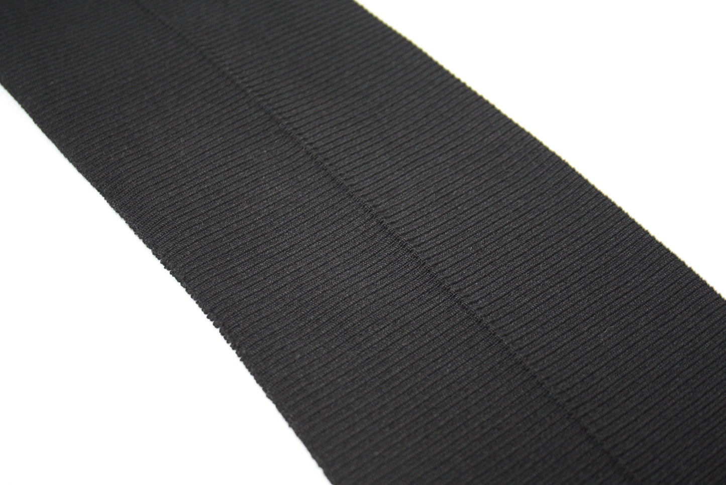 BORD-CÔTE NOIR EN VISCOSE ELASTHANNE COTE 2/1