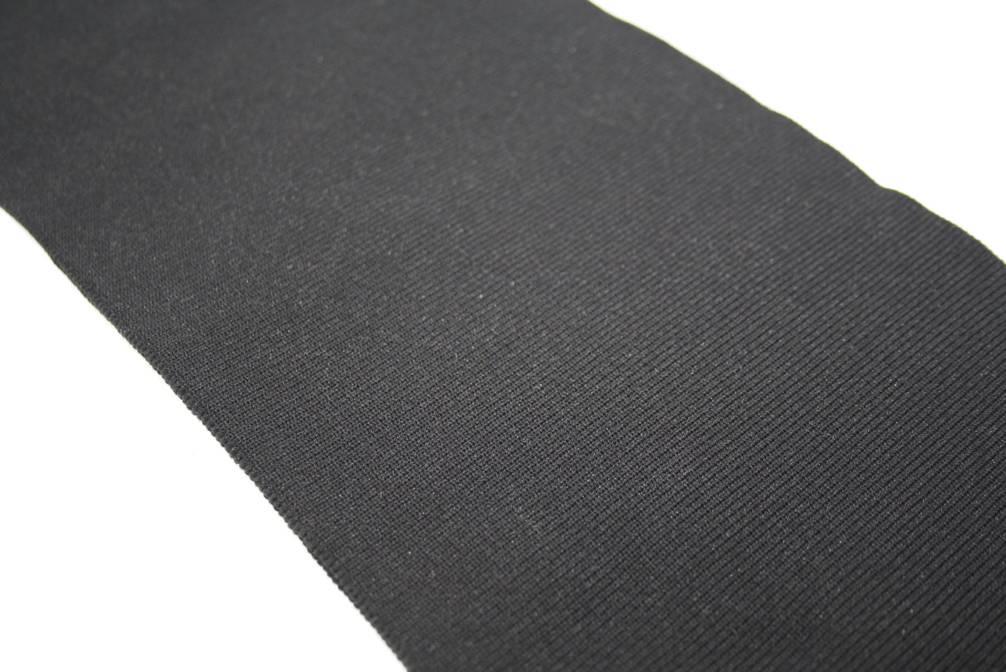 Bord-cote noir en polyamide et elasthanne cote 1/1