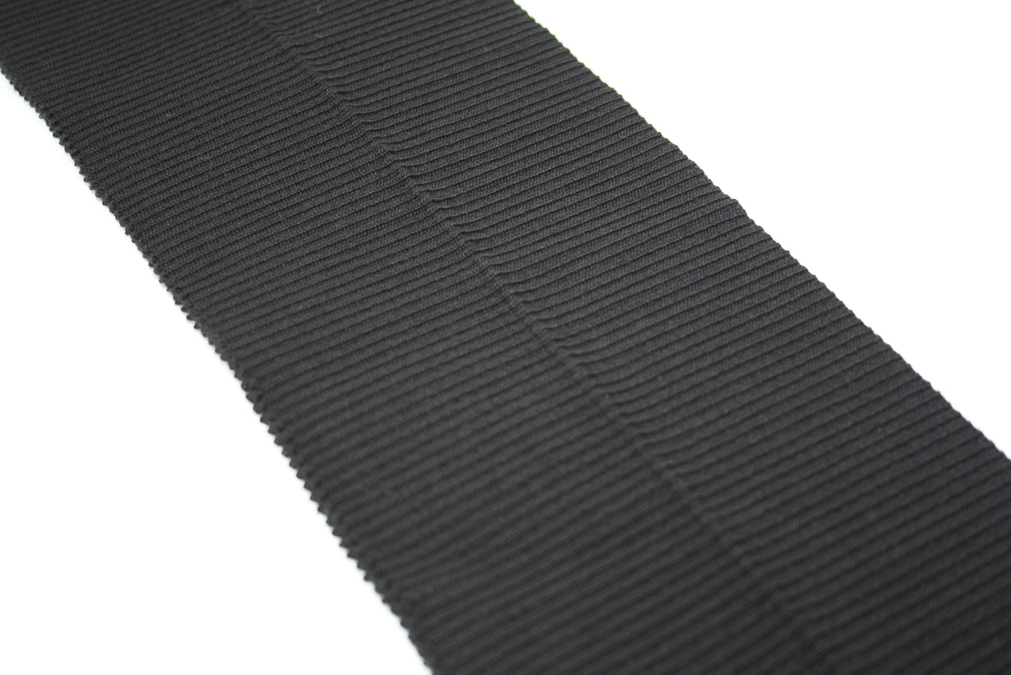 Bord-cote noir en coton et elasthanne cote 2/1