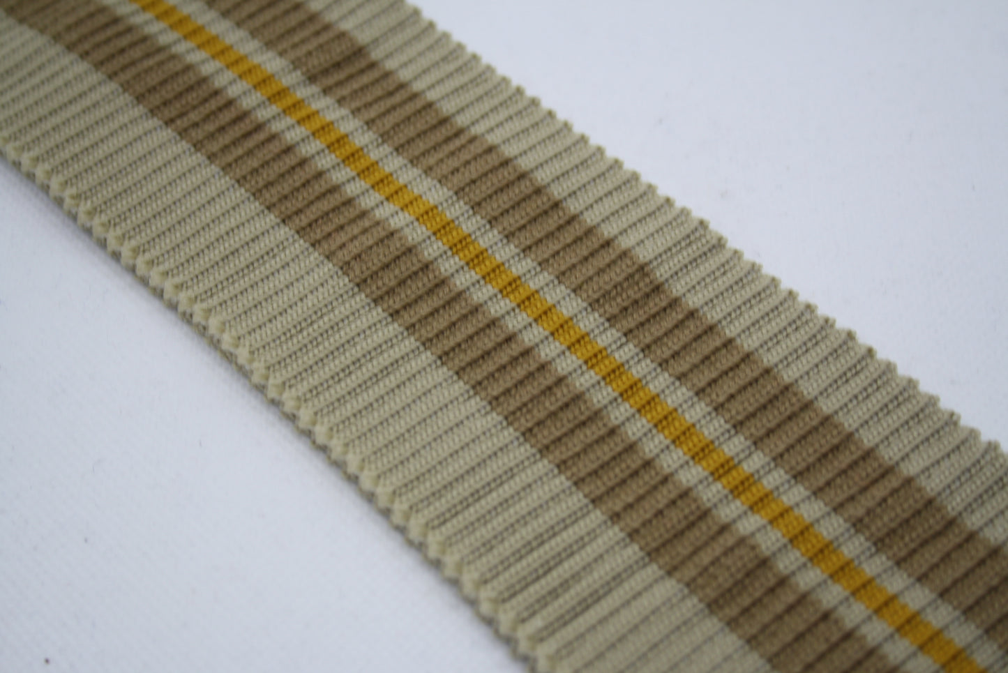 Bord-cote raye en polyester et elasthanne rayures en acrylique laine cote 2/1