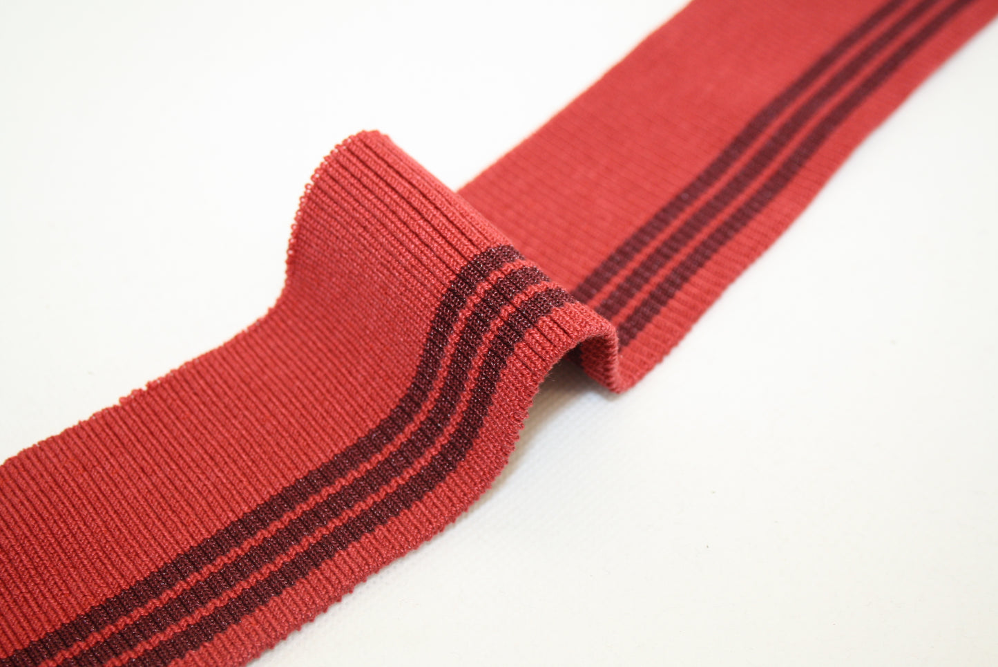 Bord-cote raye en viscose elasthanne cote 2/1