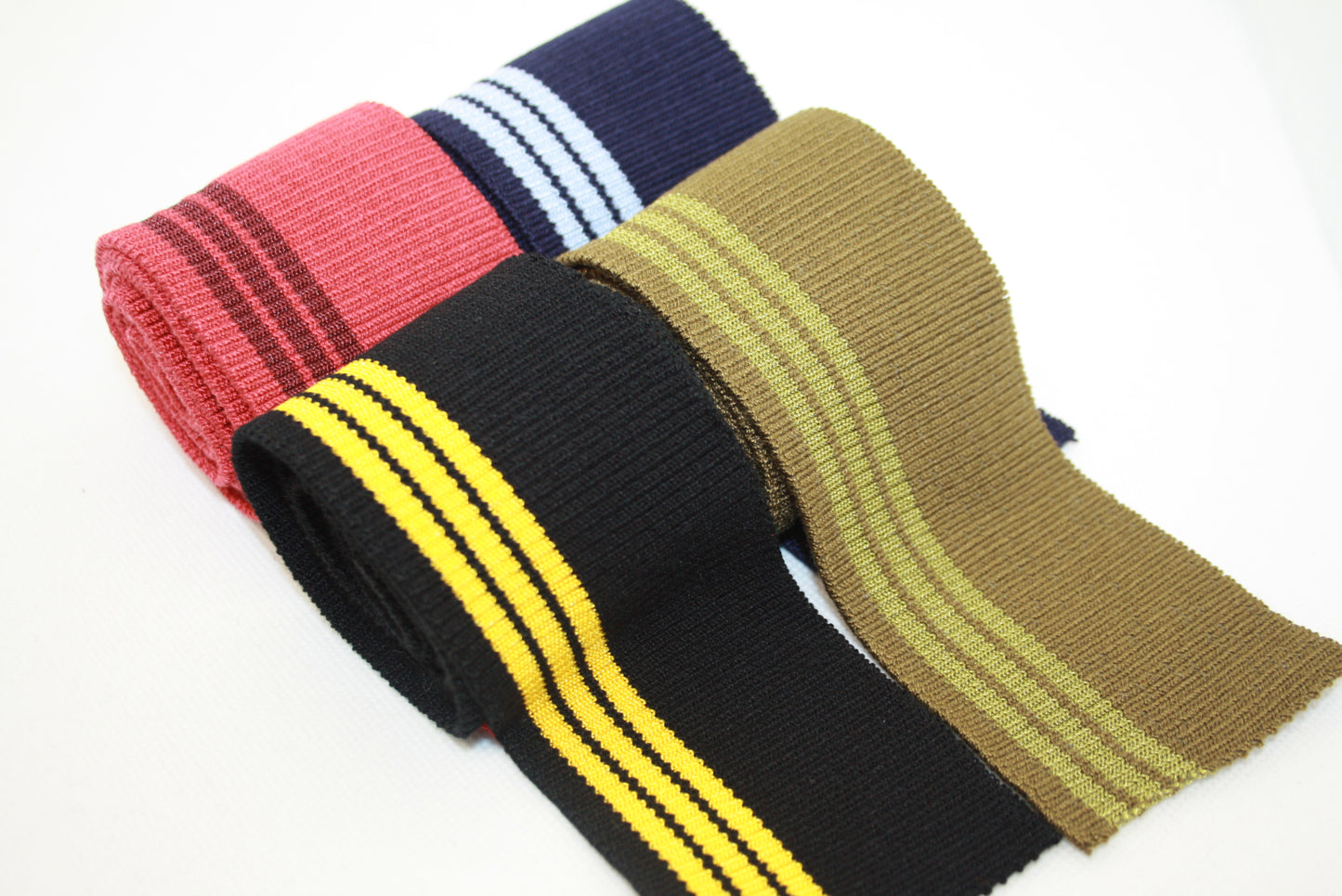 Bord-cote raye en viscose elasthanne cote 2/1
