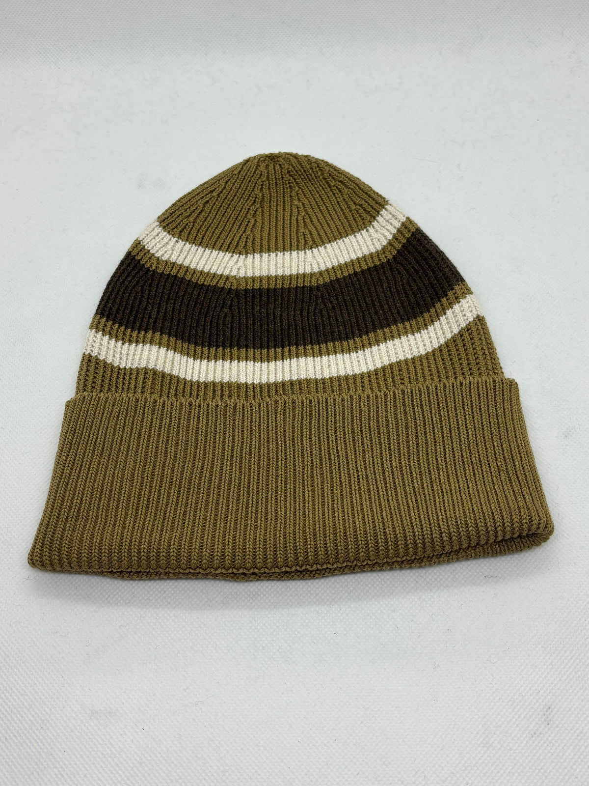 Bonnet rayé en coton