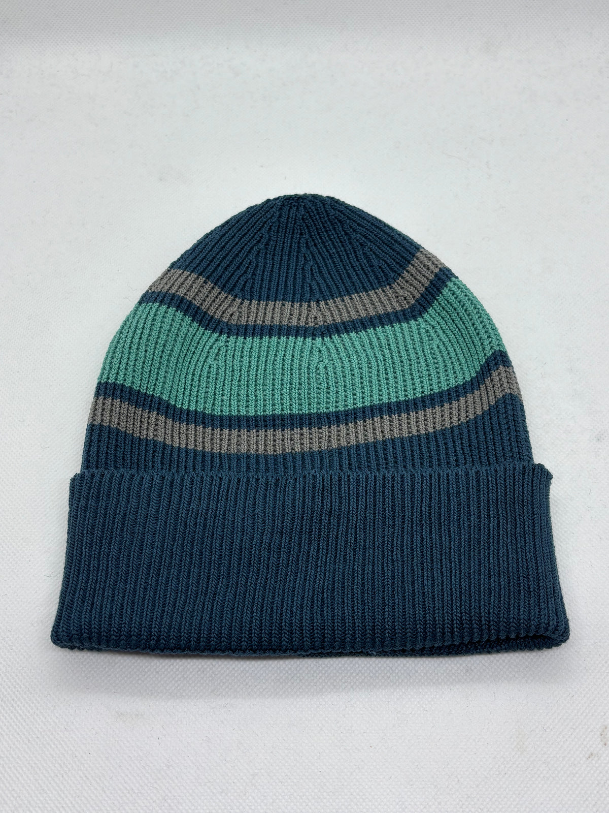 Bonnet rayé en coton