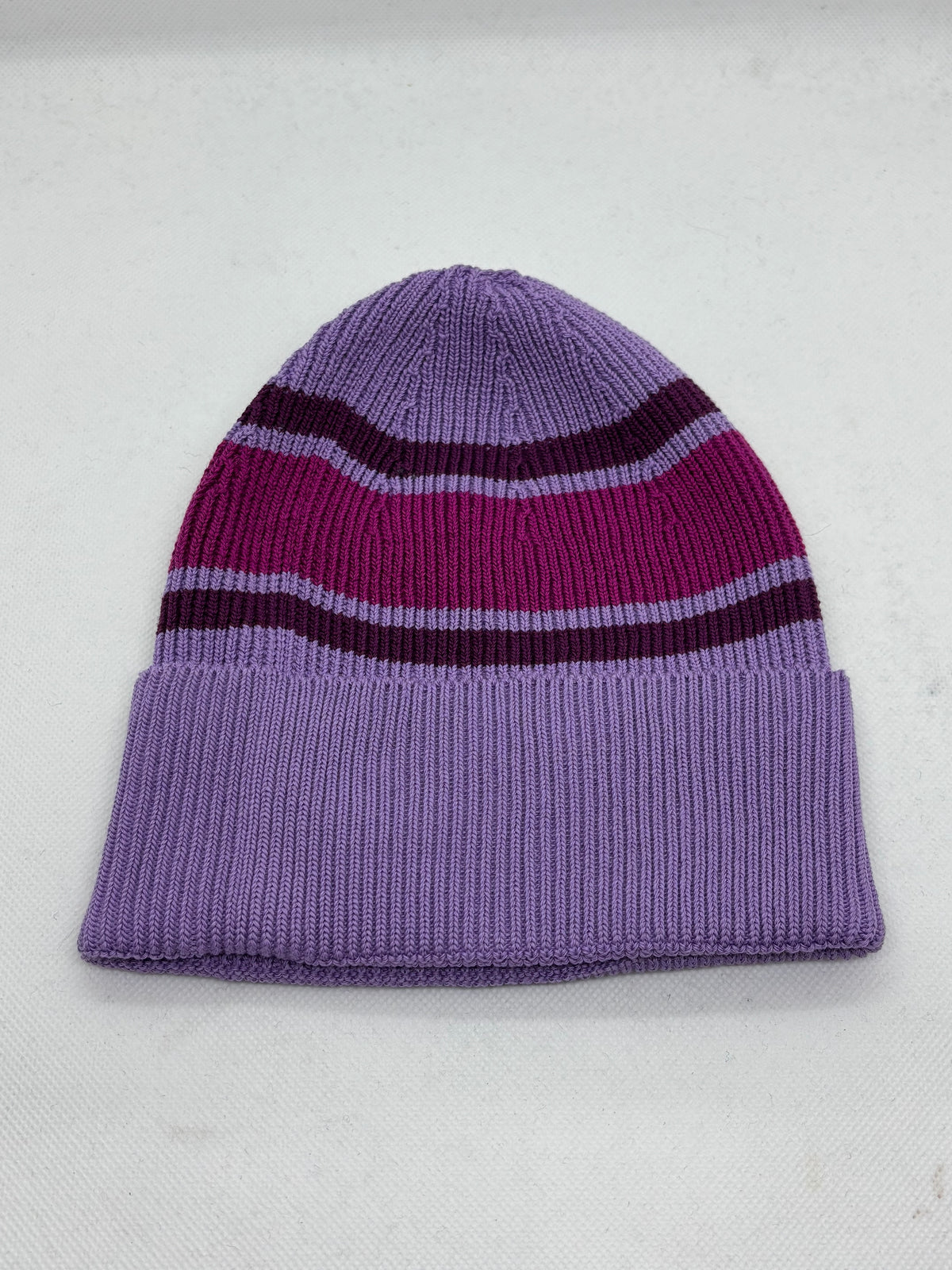 Bonnet rayé en coton