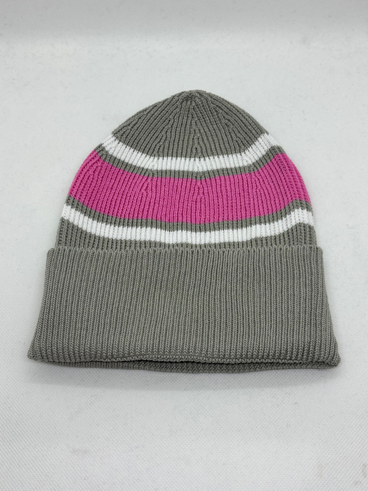 Bonnet rayé en coton
