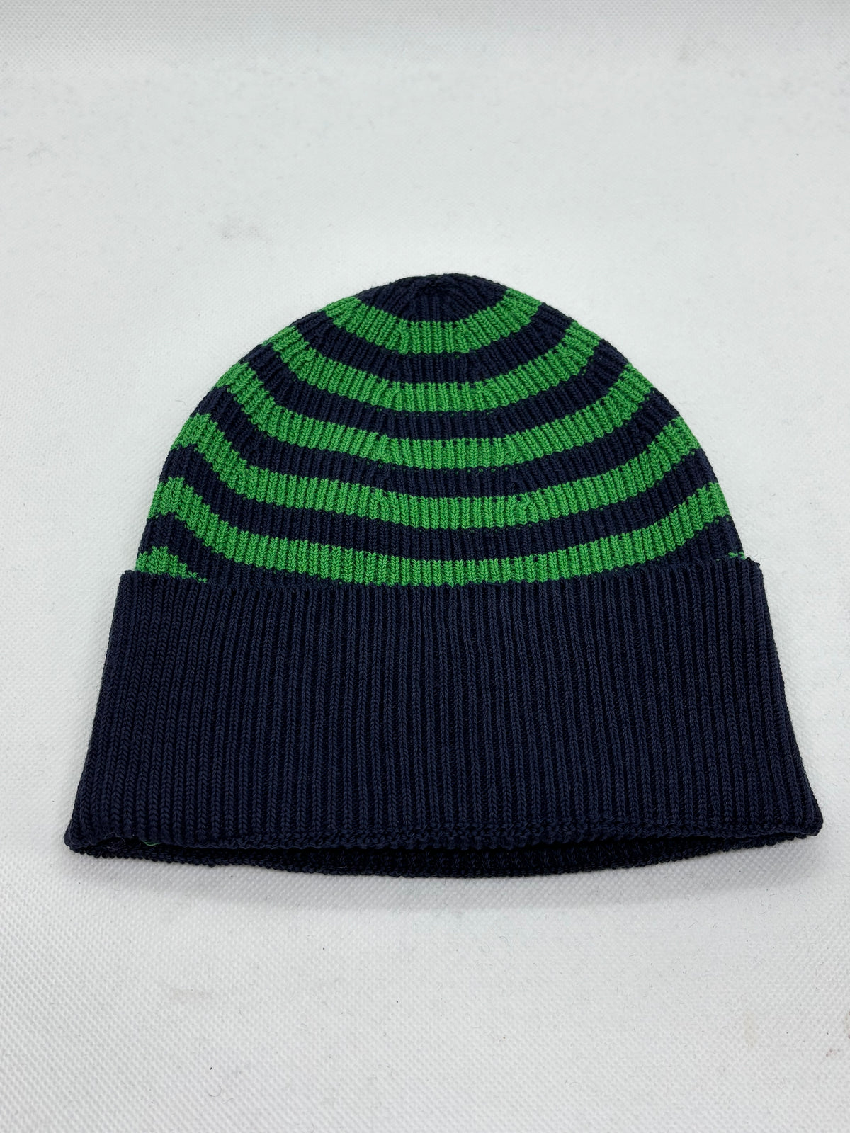 Bonnet rayé en coton