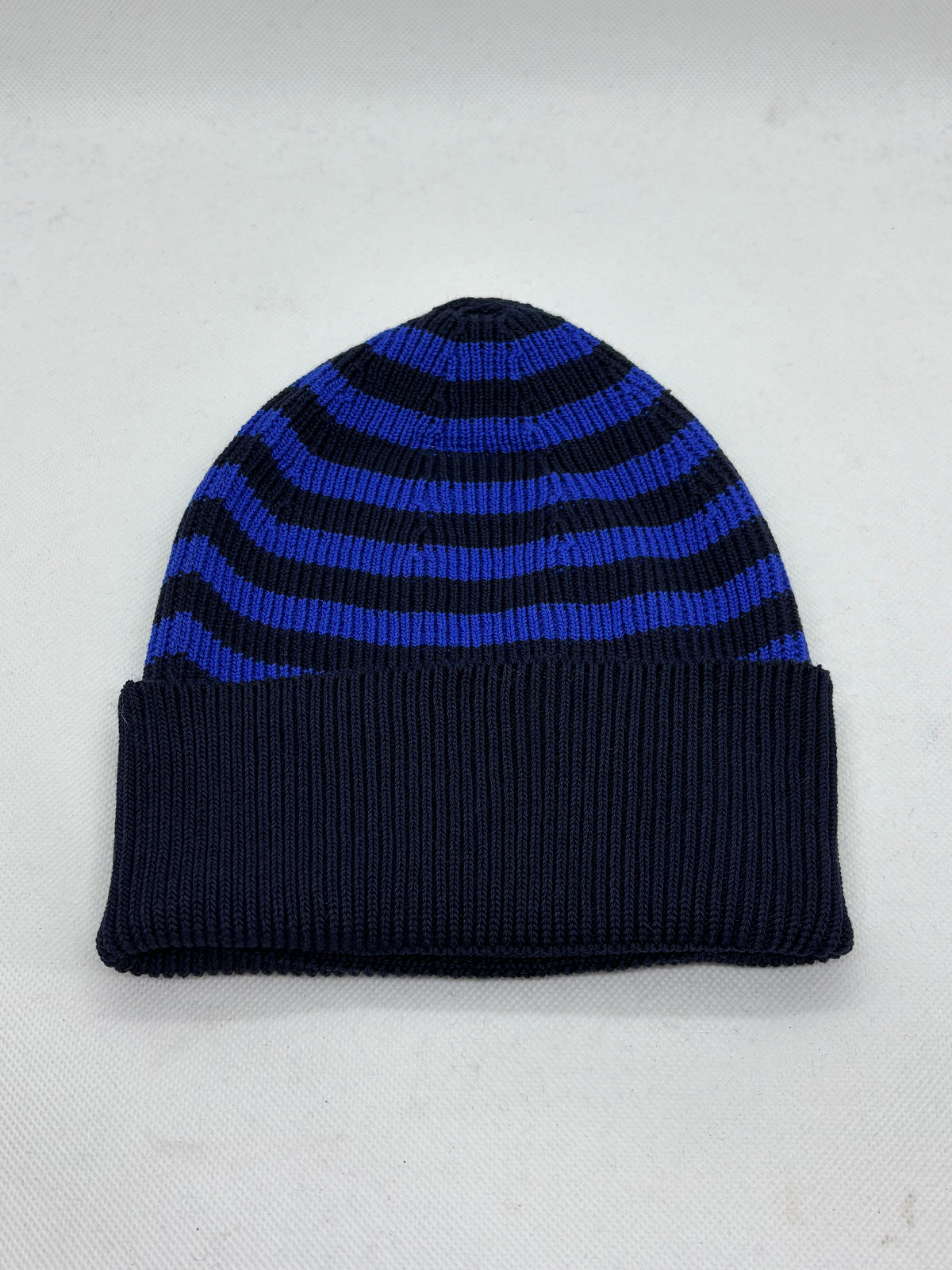 Bonnet rayé en coton