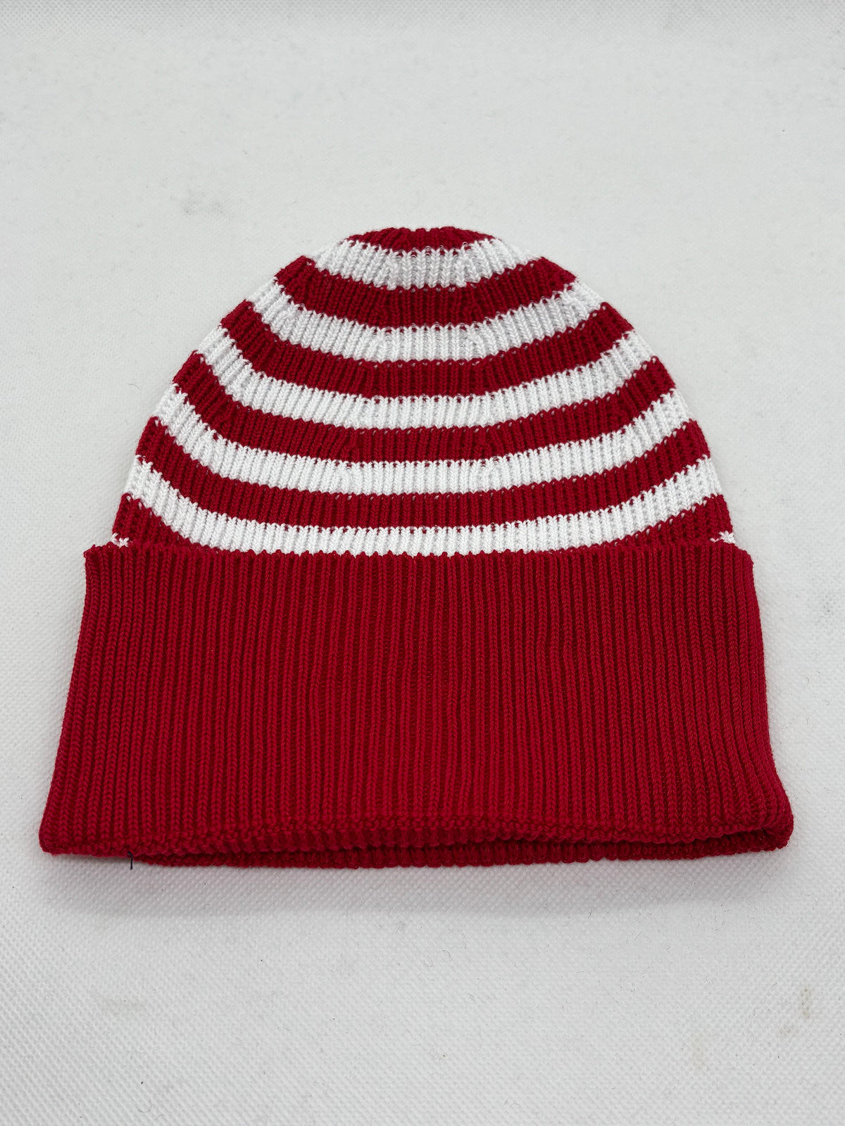 Bonnet rayé en coton