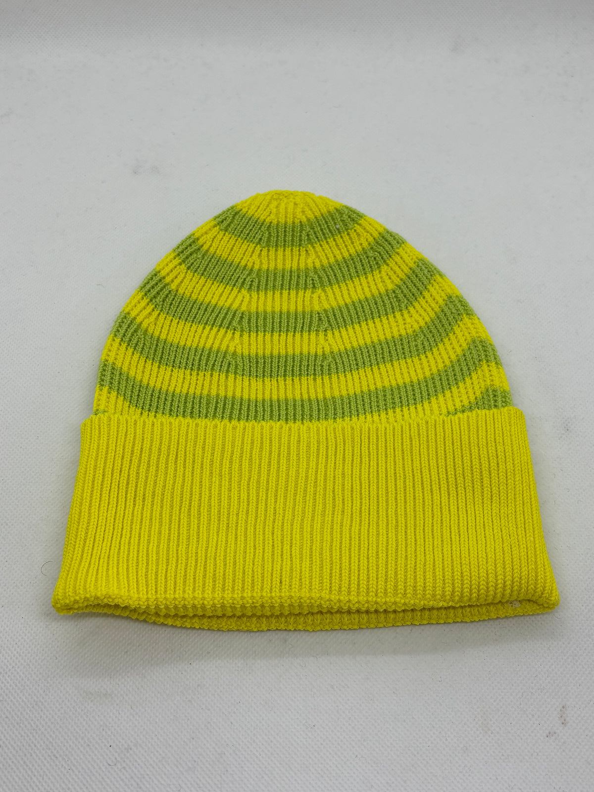 Bonnet rayé en coton