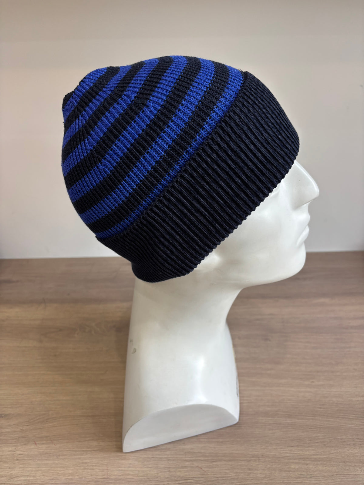 Bonnet rayé en coton