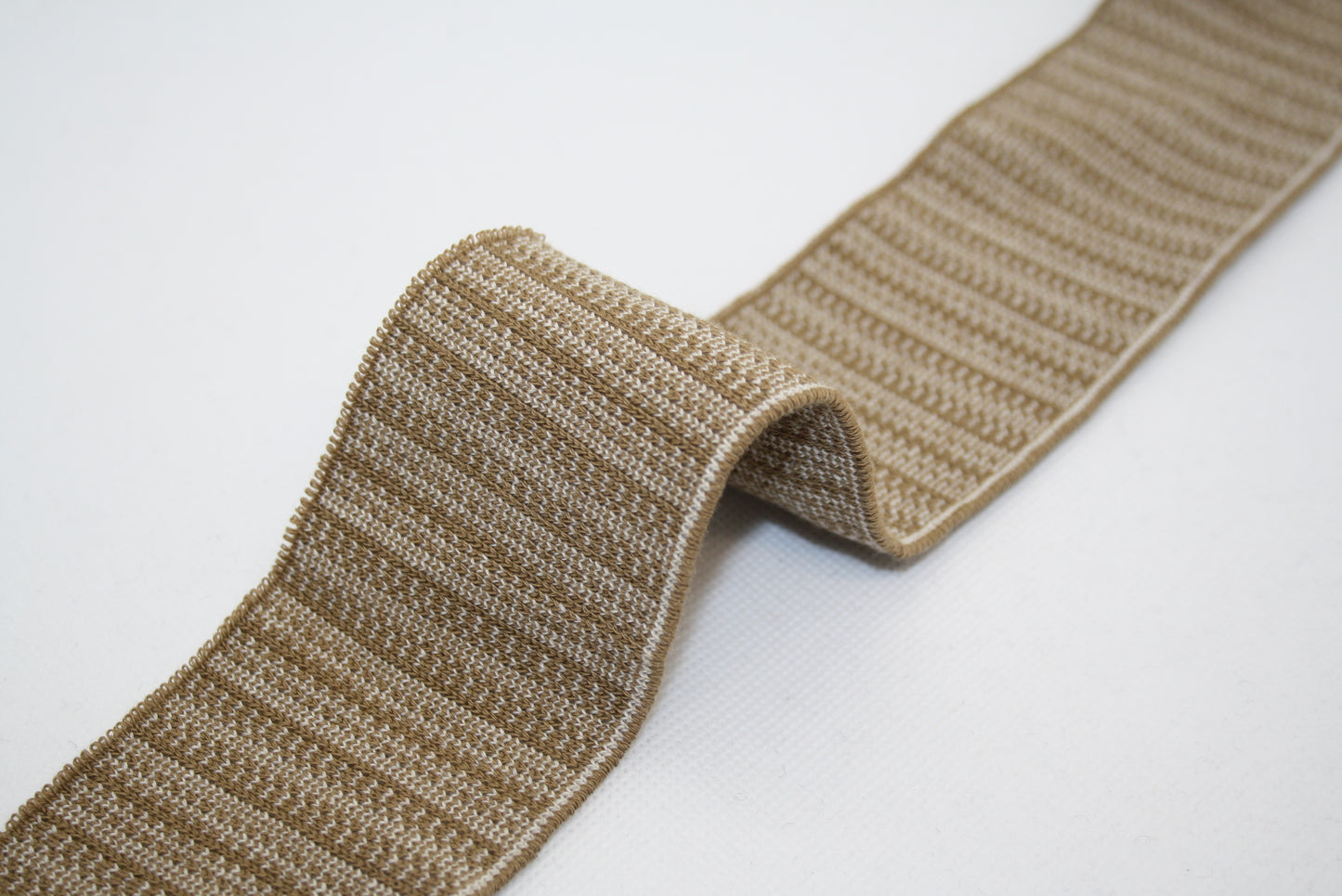 Bord-cote bicolore avec effet zip en coton et elasthanne cote 1/1