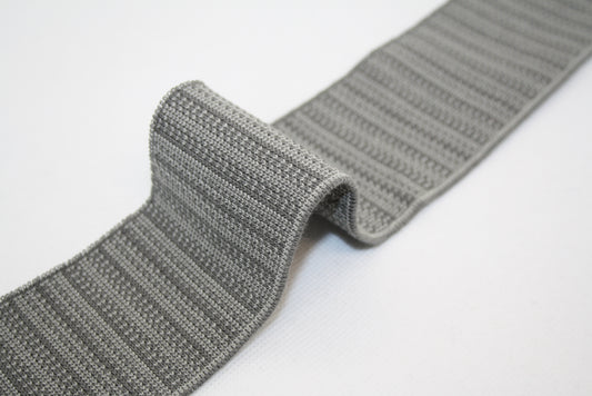 Bord-cote bicolore avec effet zip en coton et elasthanne cote 1/1