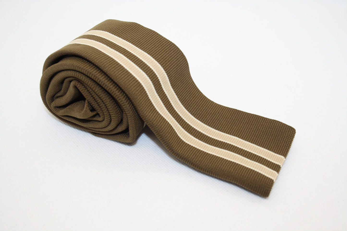 Bord-cote raye en polyamide et elasthanne cote 1/1