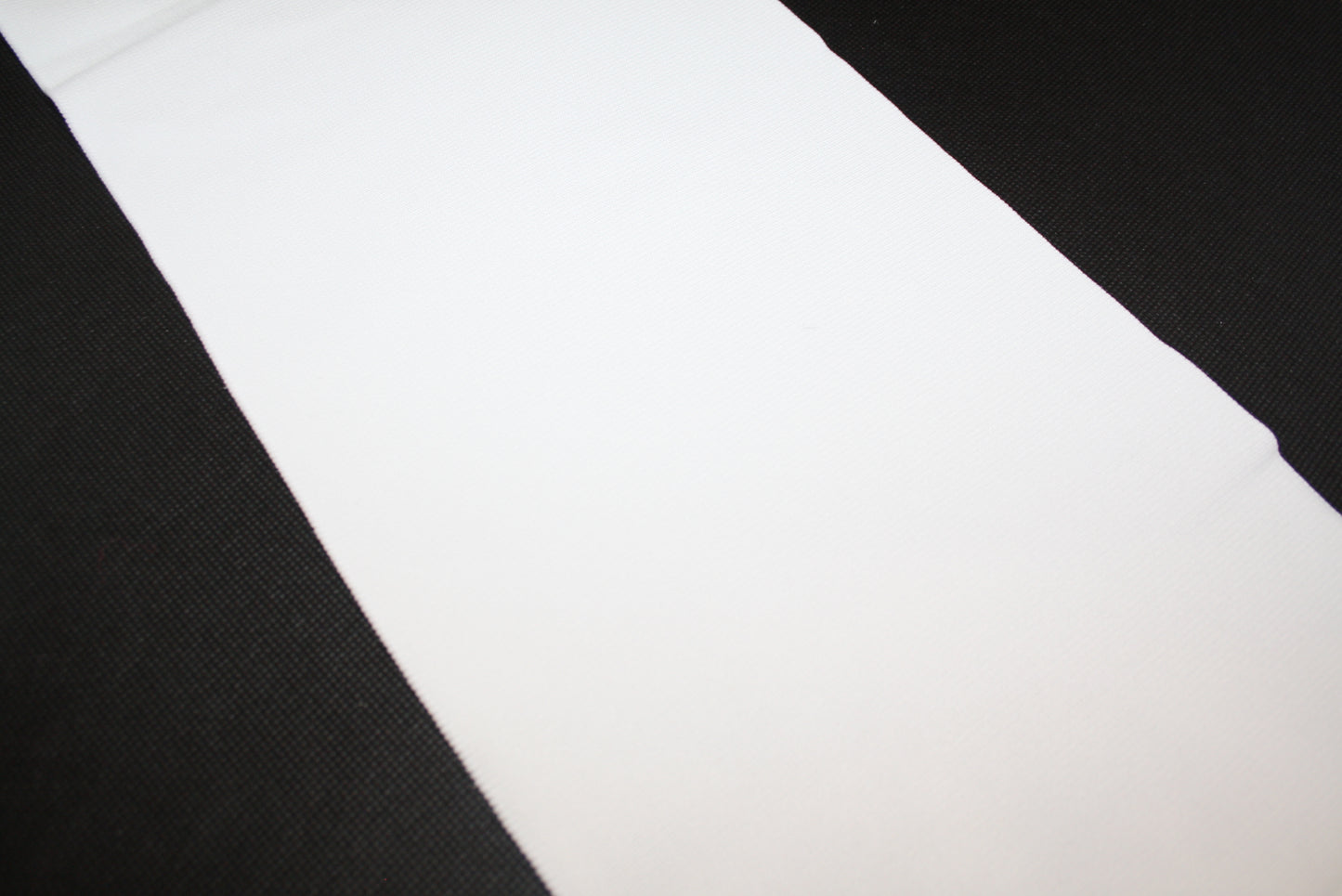 Bord-cote blanc en polyamide et elasthanne cote 1/1