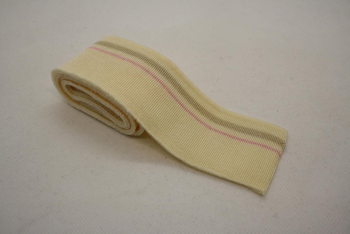 Bord-cote raye en polyester brillant cote 1/1