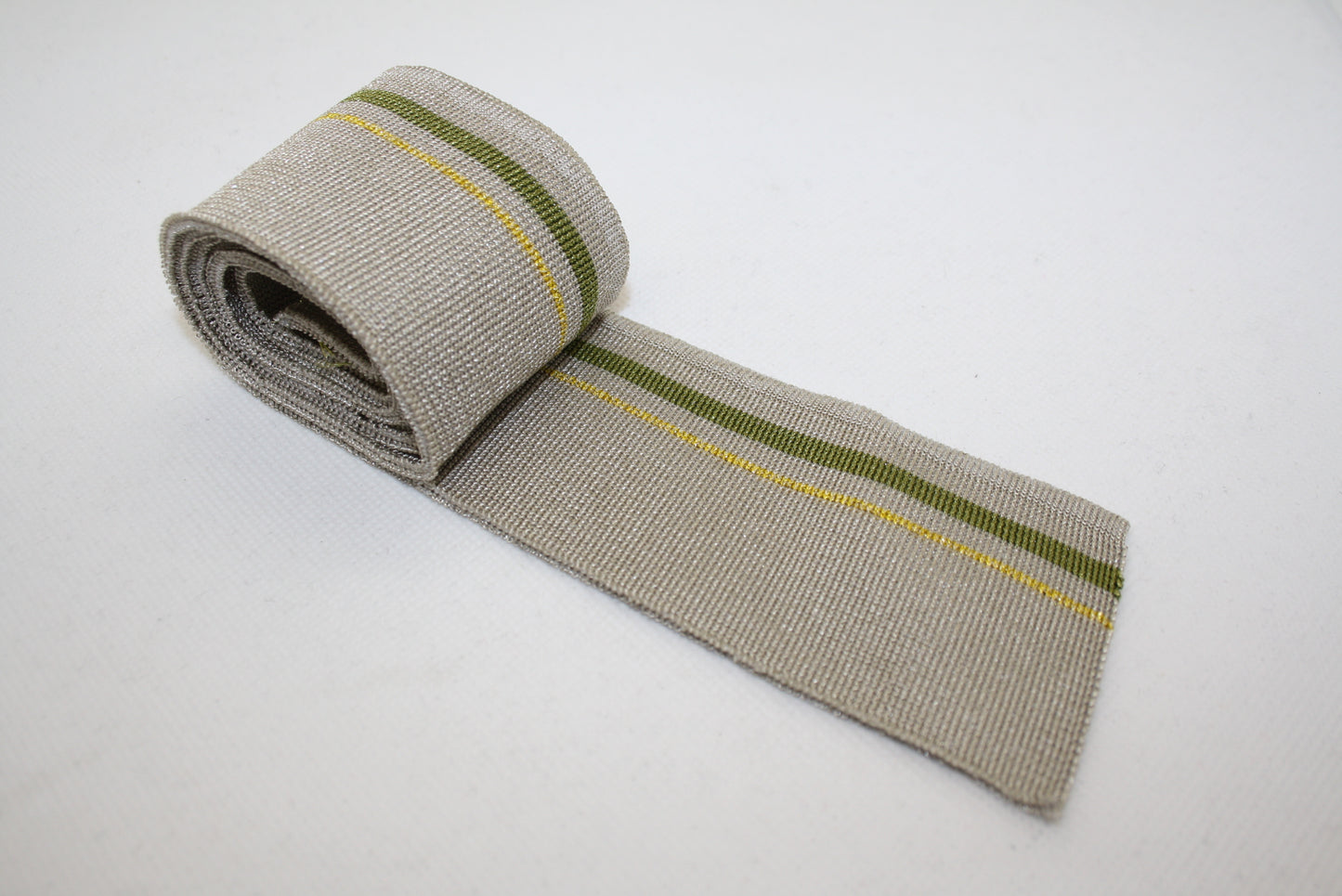 Bord-cote raye en polyester brillant cote 1/1
