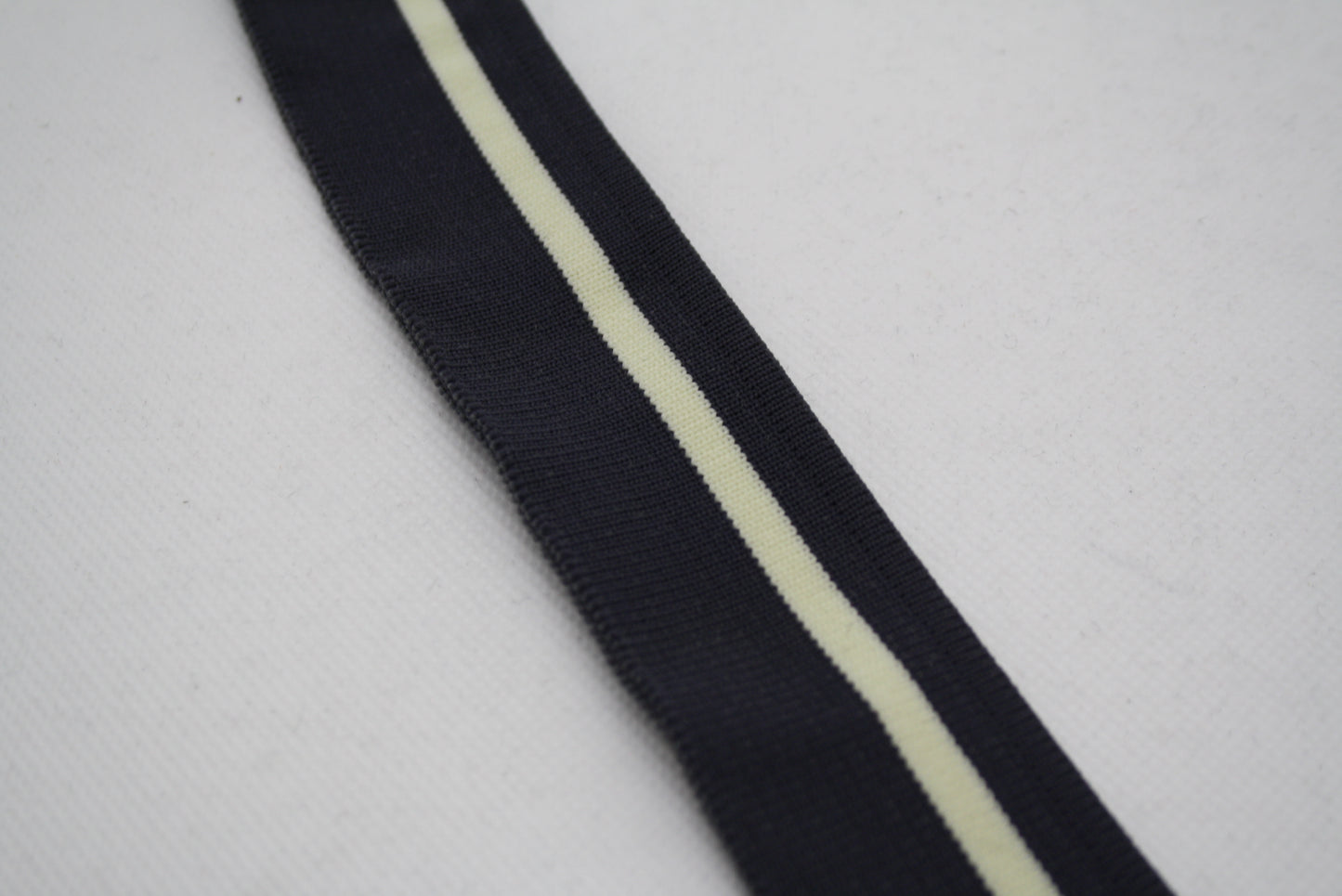 Bord-cote raye en polyamide et elasthanne cote 1/1